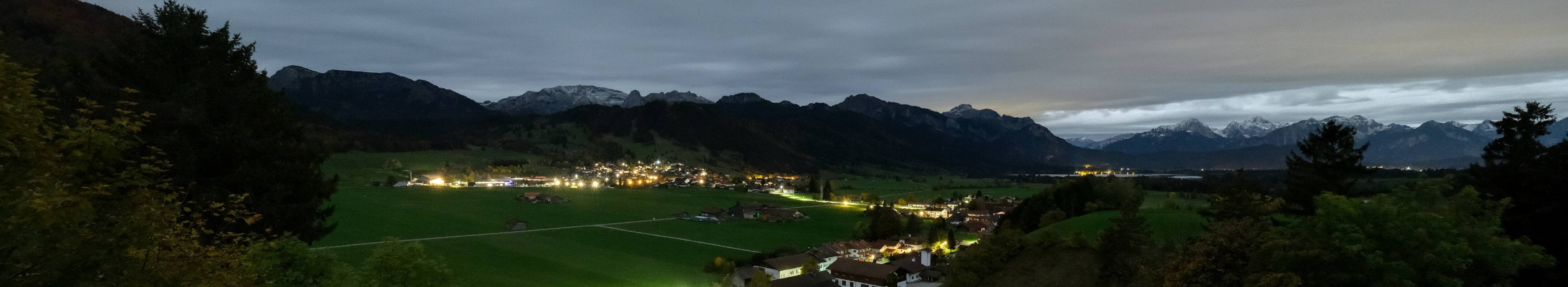 Archiv Foto Webcam Halblech - Blick über Buching