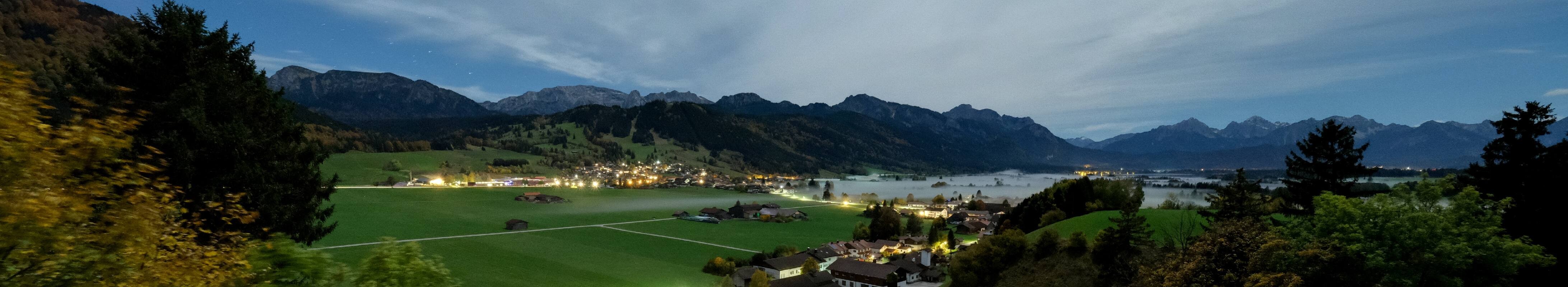 Archiv Foto Webcam Halblech - Blick über Buching