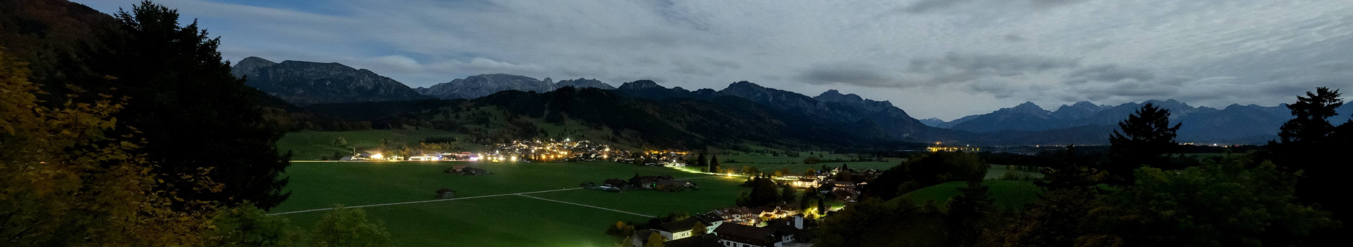 Archiv Foto Webcam Halblech - Blick über Buching