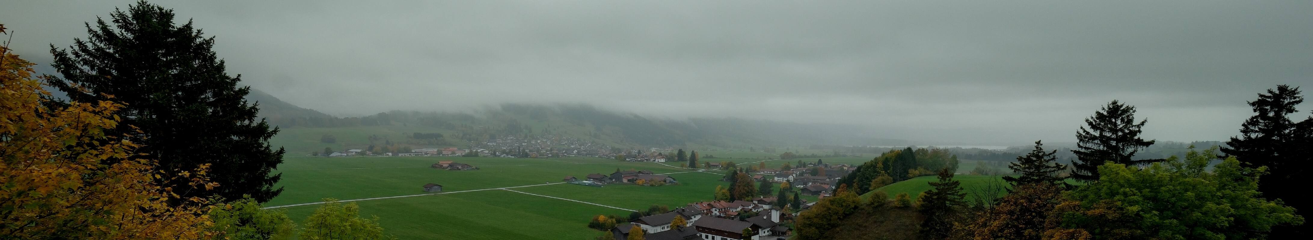 Archiv Foto Webcam Halblech - Blick über Buching