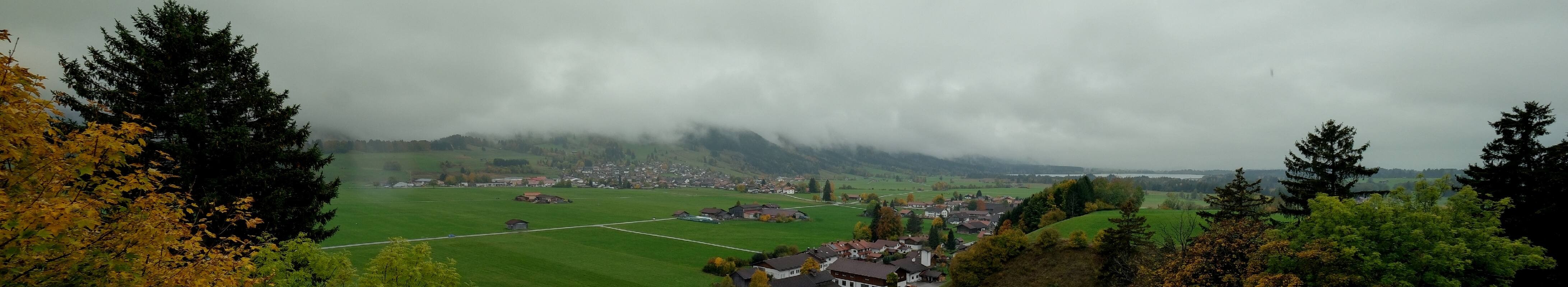 Archiv Foto Webcam Halblech - Blick über Buching