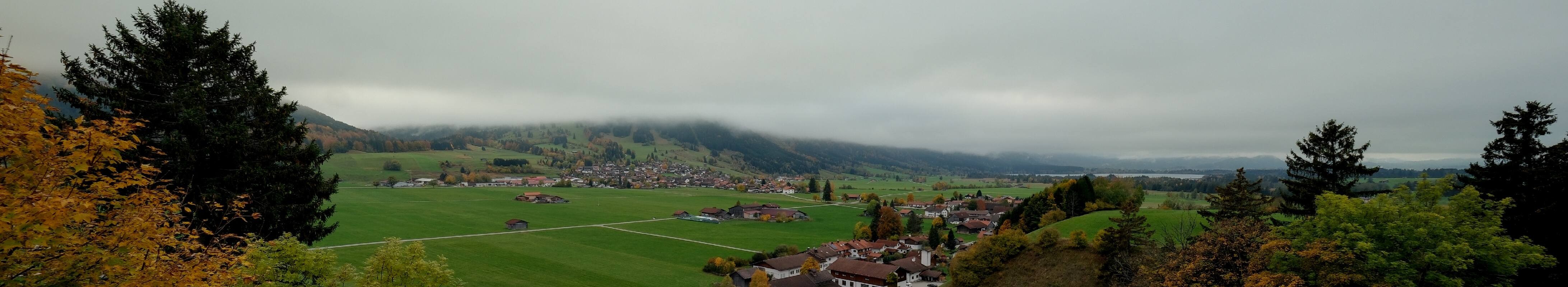 Archiv Foto Webcam Halblech - Blick über Buching
