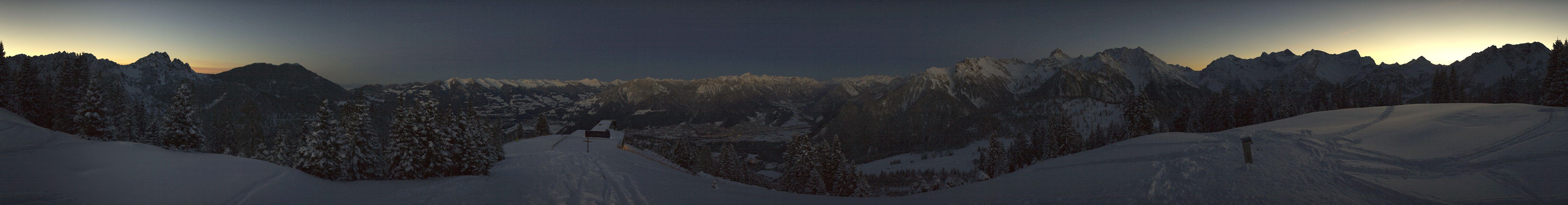 Archiv Foto Webcam Brandnertal - Ausblick Loischkopf
