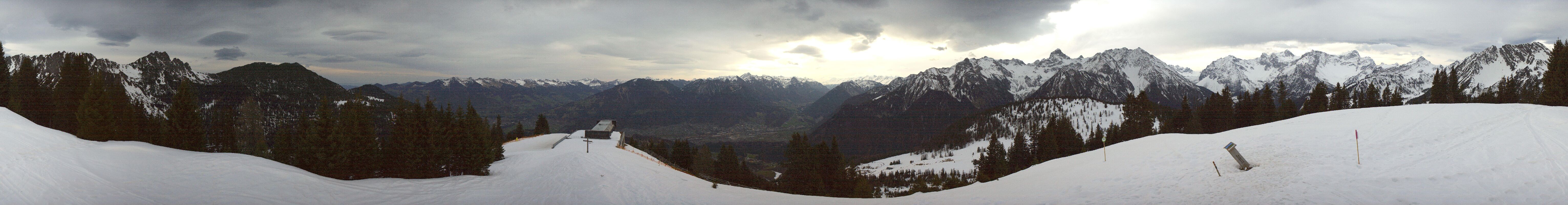 Archiv Foto Webcam Brandnertal - Ausblick Loischkopf