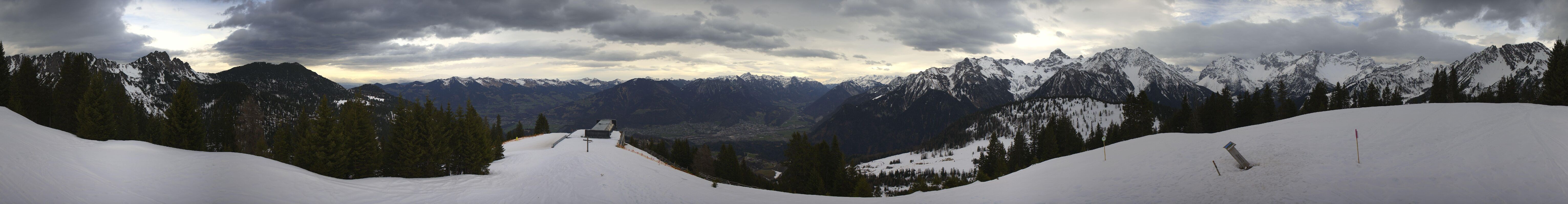 Archiv Foto Webcam Brandnertal - Ausblick Loischkopf