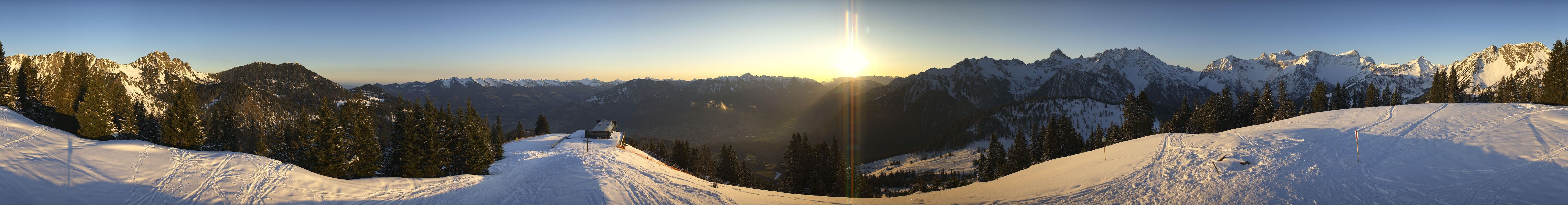 Archiv Foto Webcam Brandnertal - Ausblick Loischkopf