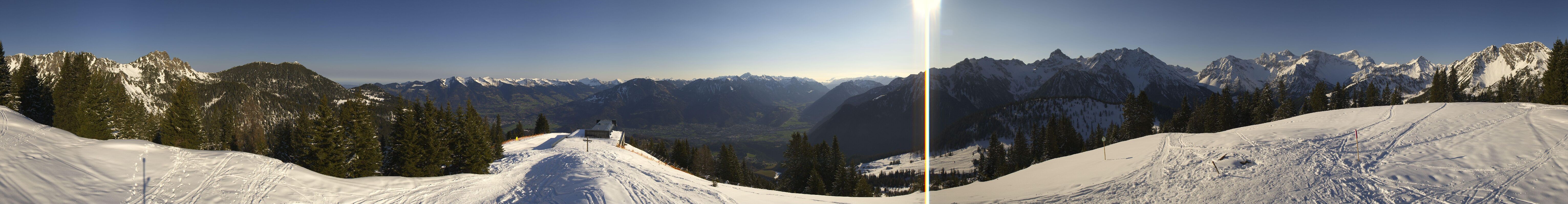 Archiv Foto Webcam Brandnertal - Ausblick Loischkopf