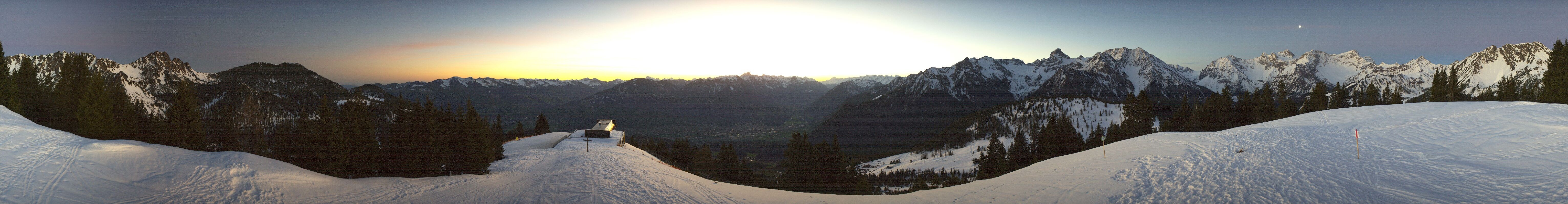 Archiv Foto Webcam Brandnertal - Ausblick Loischkopf