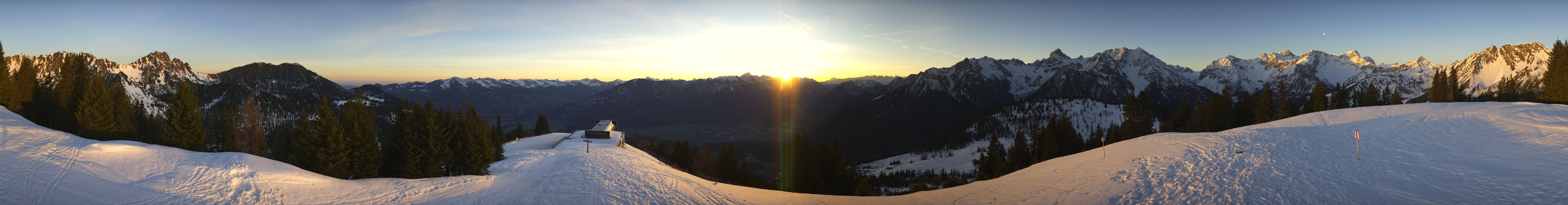 Archiv Foto Webcam Brandnertal - Ausblick Loischkopf