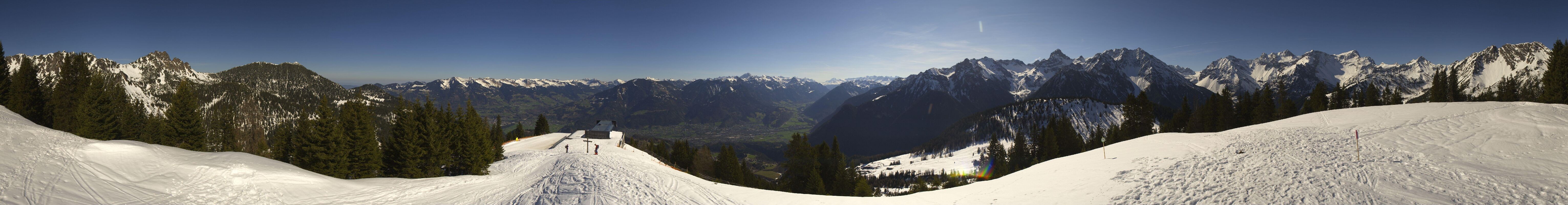 Archiv Foto Webcam Brandnertal - Ausblick Loischkopf