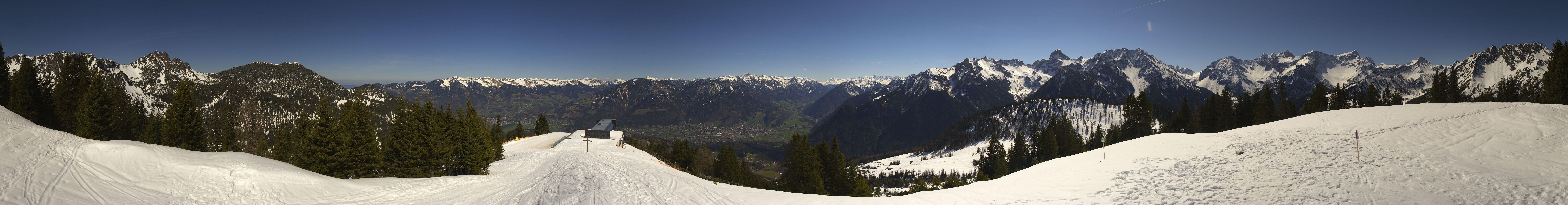 Archiv Foto Webcam Brandnertal - Ausblick Loischkopf