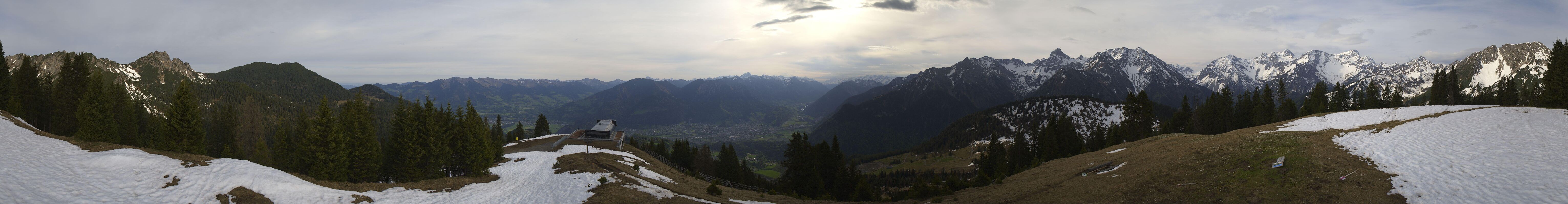 Archiv Foto Webcam Brandnertal - Ausblick Loischkopf