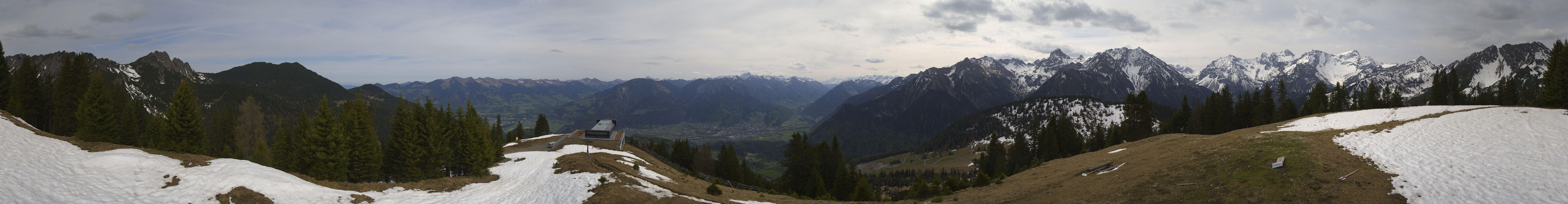 Archiv Foto Webcam Brandnertal - Ausblick Loischkopf