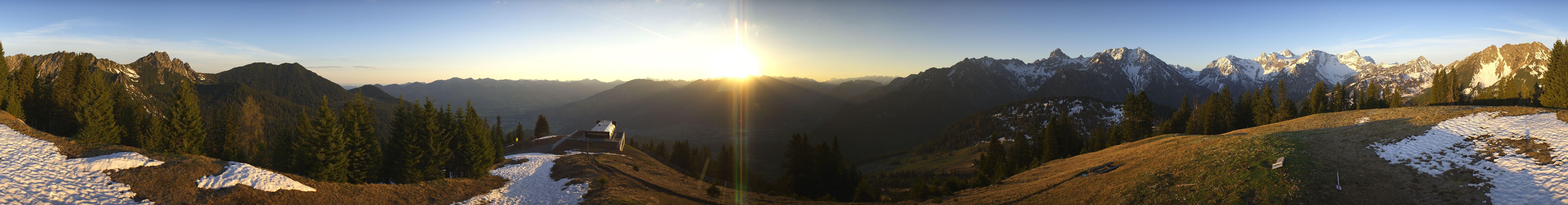 Archiv Foto Webcam Brandnertal - Ausblick Loischkopf