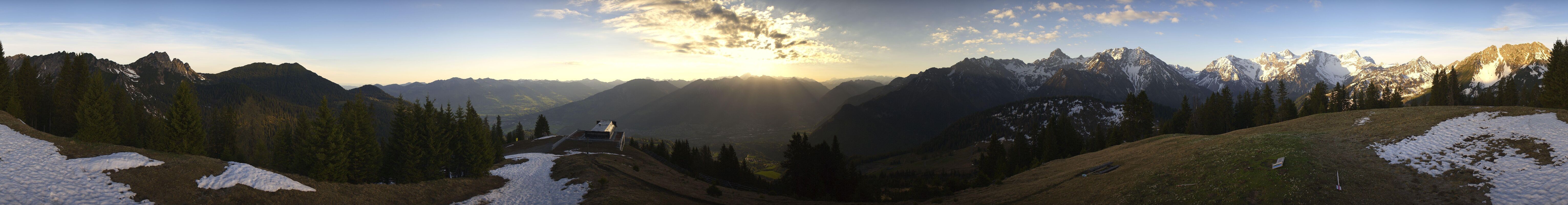 Archiv Foto Webcam Brandnertal - Ausblick Loischkopf