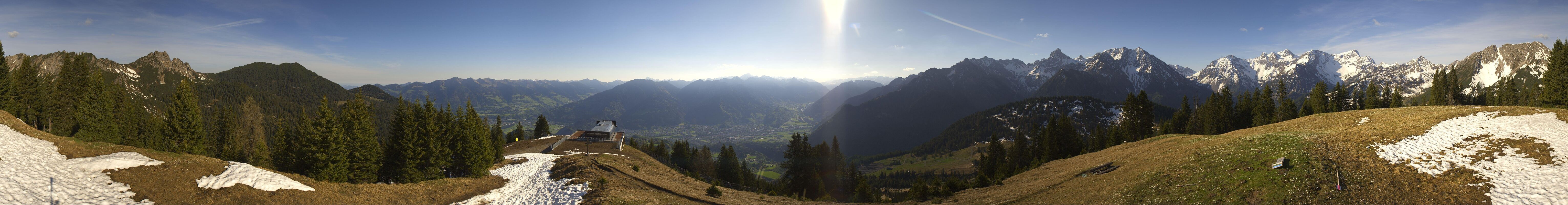 Archiv Foto Webcam Brandnertal - Ausblick Loischkopf