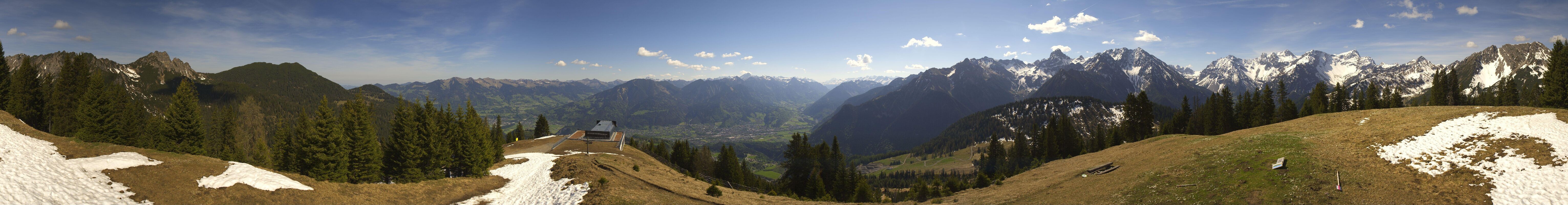Archiv Foto Webcam Brandnertal - Ausblick Loischkopf