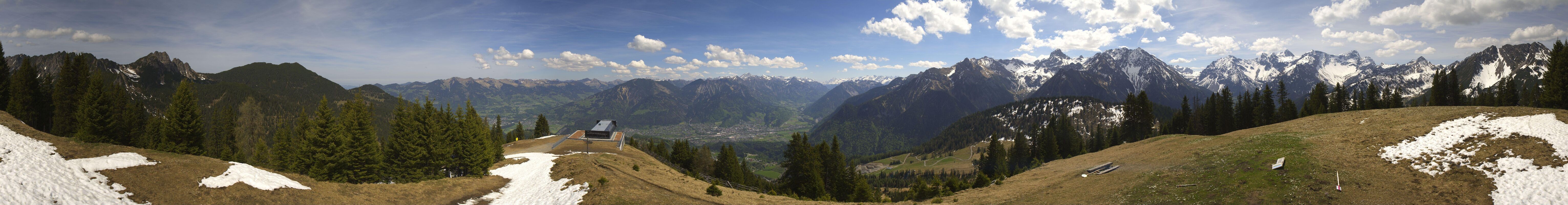 Archiv Foto Webcam Brandnertal - Ausblick Loischkopf