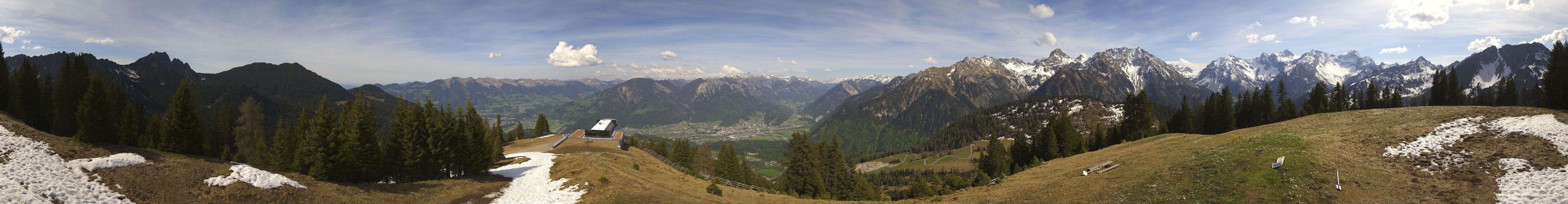 Archiv Foto Webcam Brandnertal - Ausblick Loischkopf