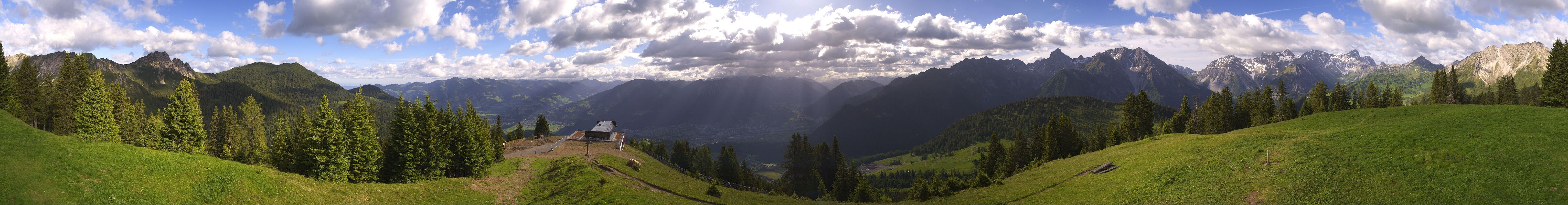 Archiv Foto Webcam Brandnertal - Ausblick Loischkopf