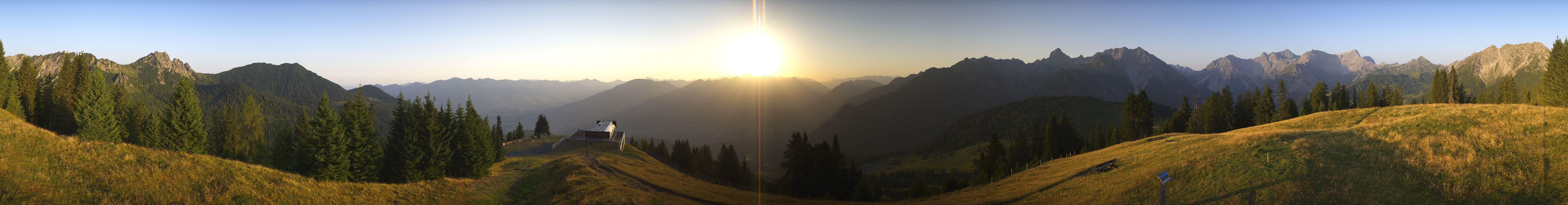 Archiv Foto Webcam Brandnertal - Ausblick Loischkopf