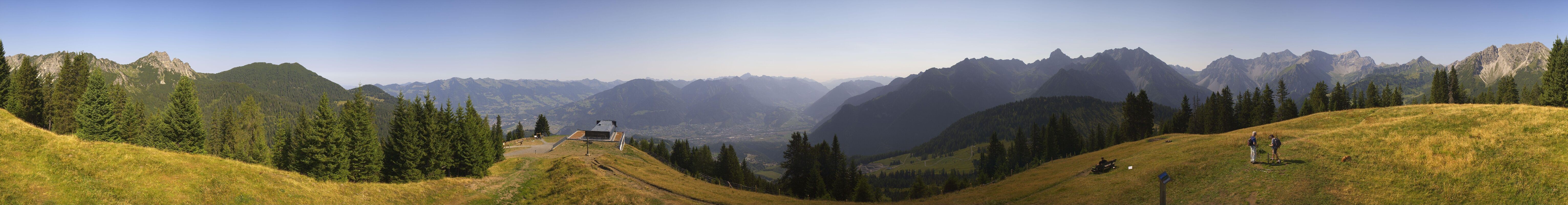 Archiv Foto Webcam Brandnertal - Ausblick Loischkopf