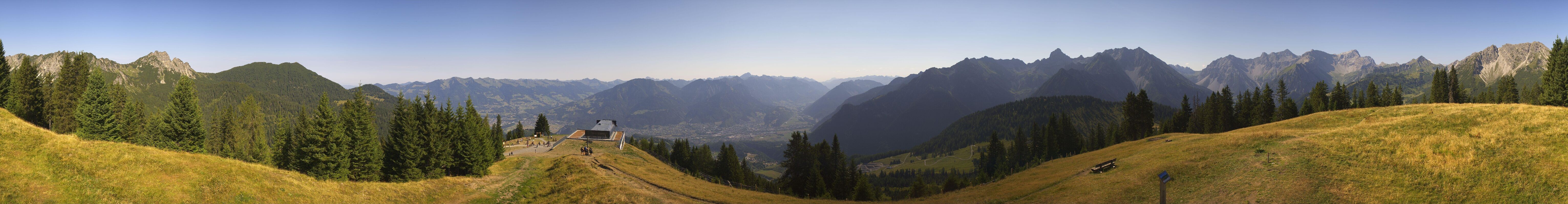 Archiv Foto Webcam Brandnertal - Ausblick Loischkopf