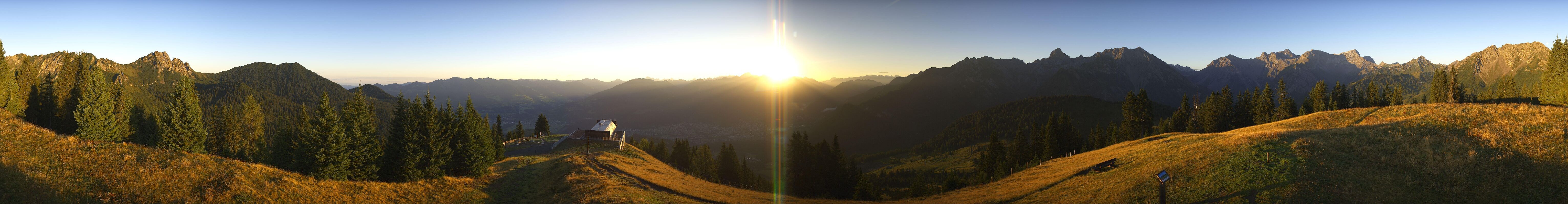 Archiv Foto Webcam Brandnertal - Ausblick Loischkopf