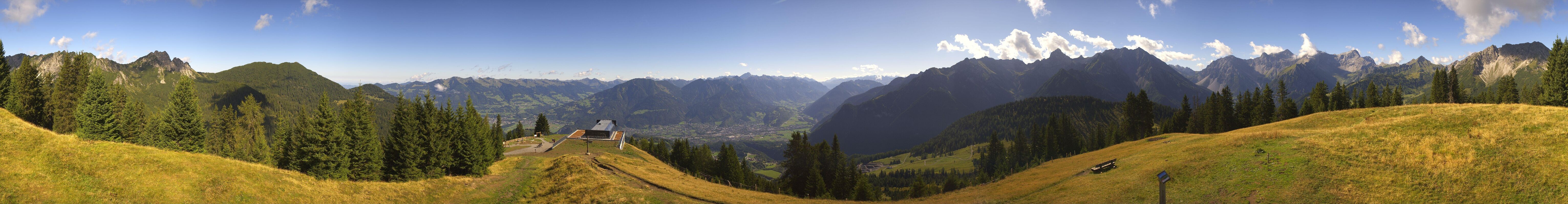 Archiv Foto Webcam Brandnertal - Ausblick Loischkopf