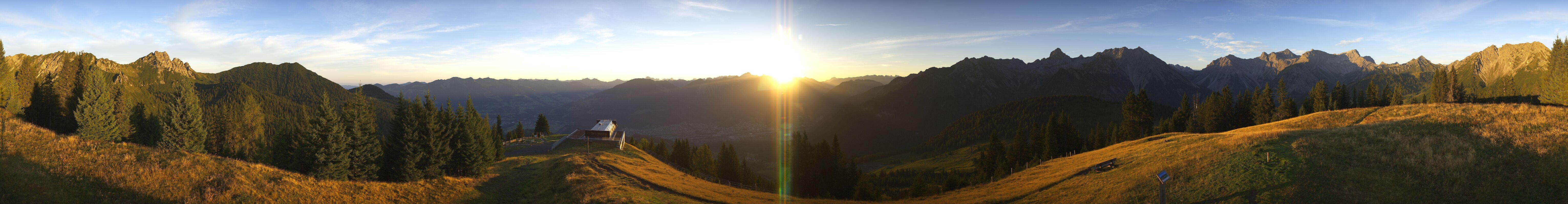 Archiv Foto Webcam Brandnertal - Ausblick Loischkopf