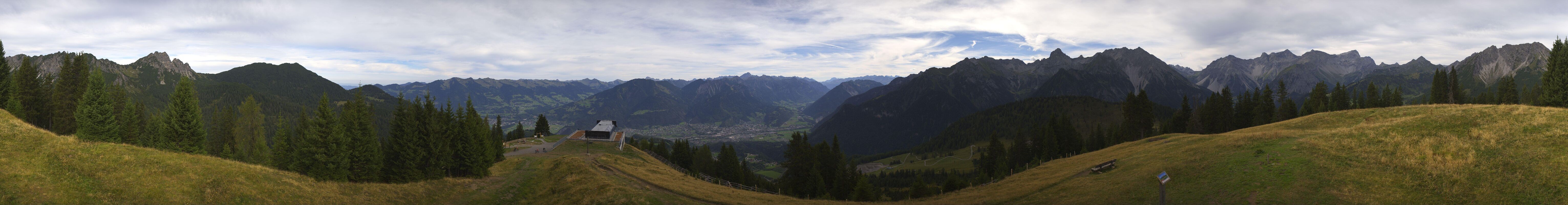 Archiv Foto Webcam Brandnertal - Ausblick Loischkopf