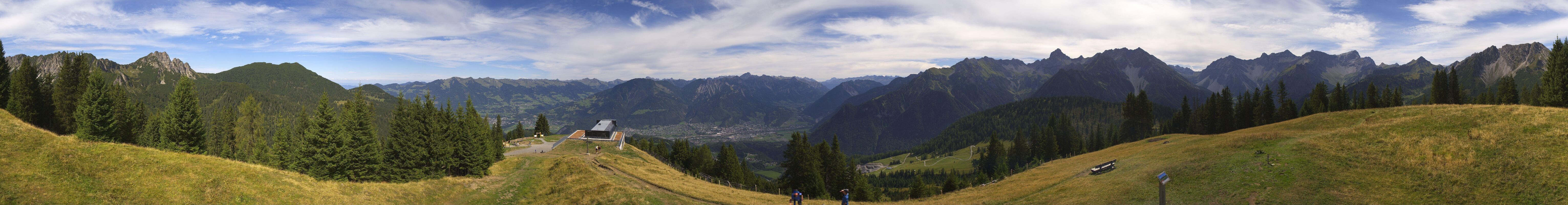Archiv Foto Webcam Brandnertal - Ausblick Loischkopf