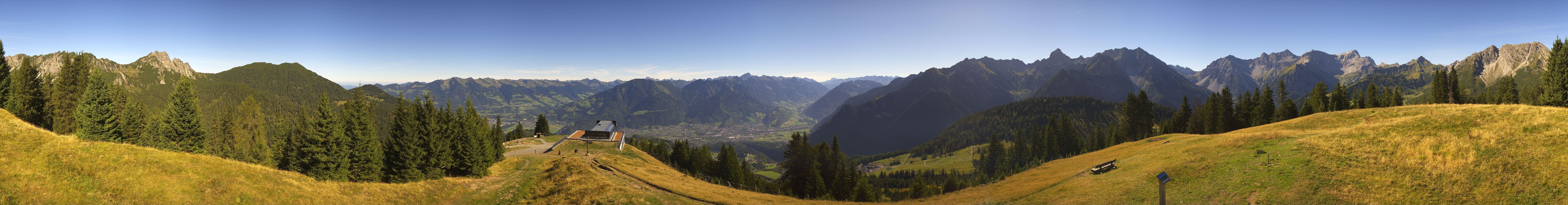 Archiv Foto Webcam Brandnertal - Ausblick Loischkopf