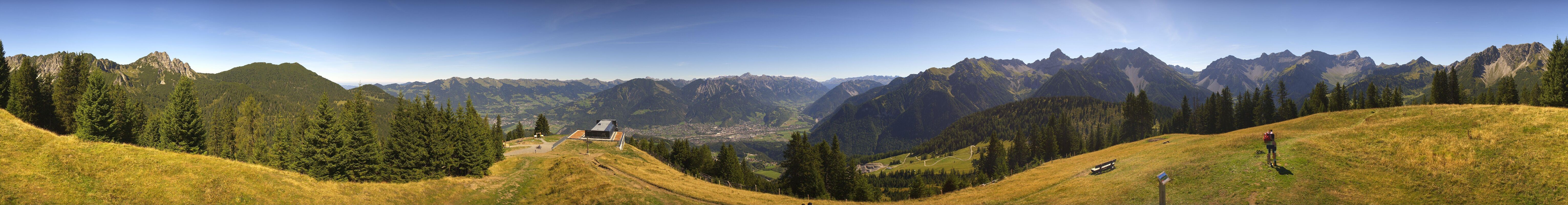 Archiv Foto Webcam Brandnertal - Ausblick Loischkopf