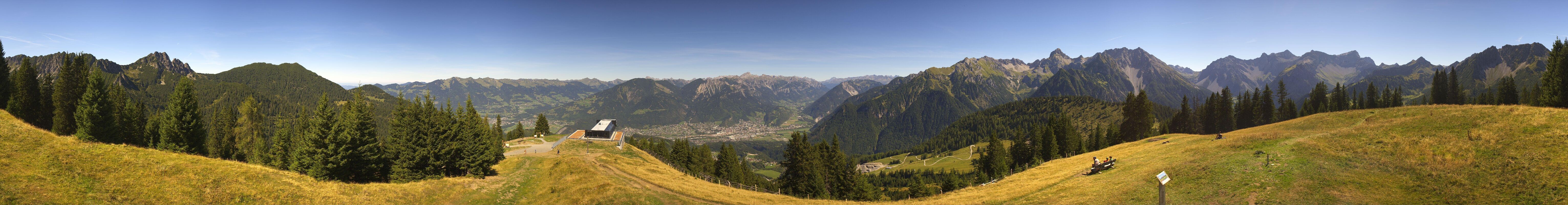 Archiv Foto Webcam Brandnertal - Ausblick Loischkopf