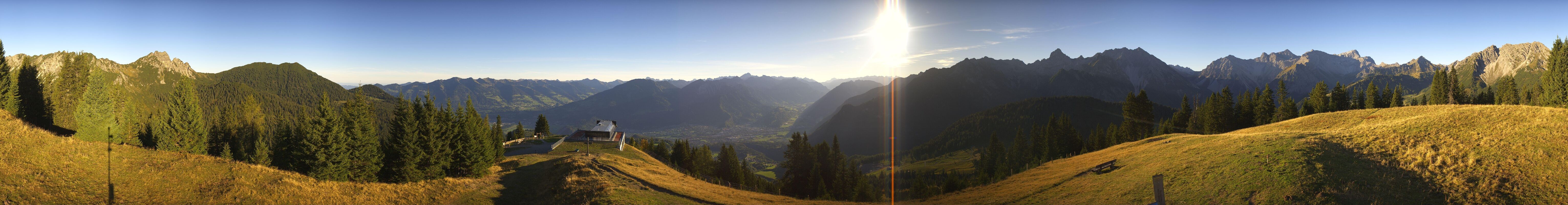 Archiv Foto Webcam Brandnertal - Ausblick Loischkopf