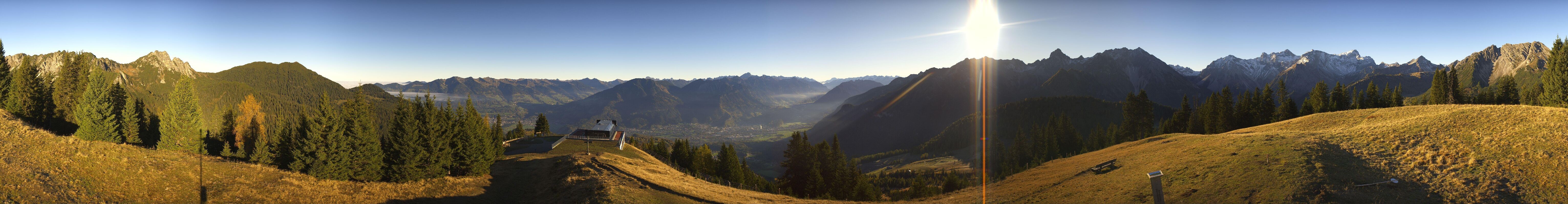 Archiv Foto Webcam Brandnertal - Ausblick Loischkopf
