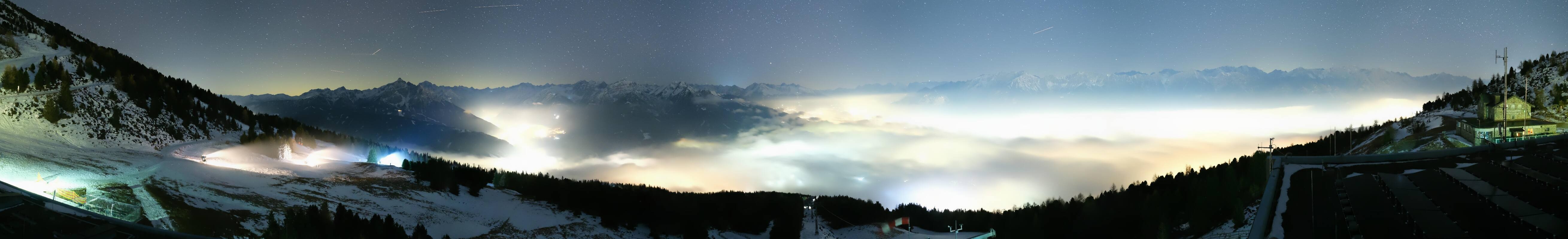 Archiv Foto Webcam Patscherkofel - Blick auf Innsbruck