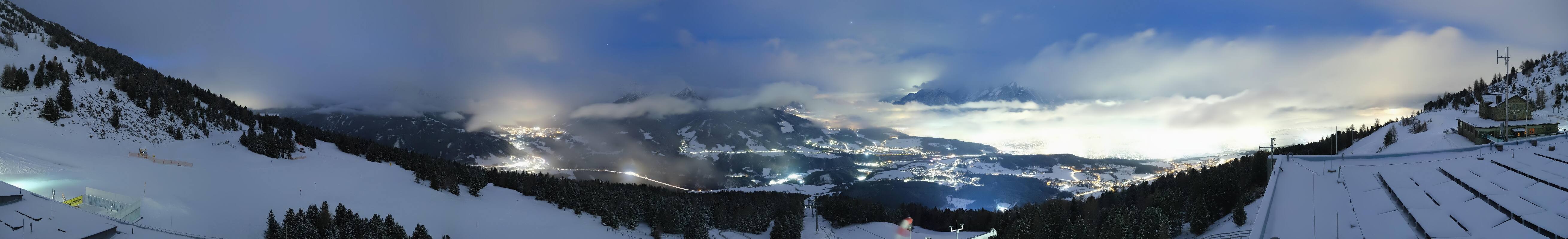 Archiv Foto Webcam Patscherkofel - Blick auf Innsbruck