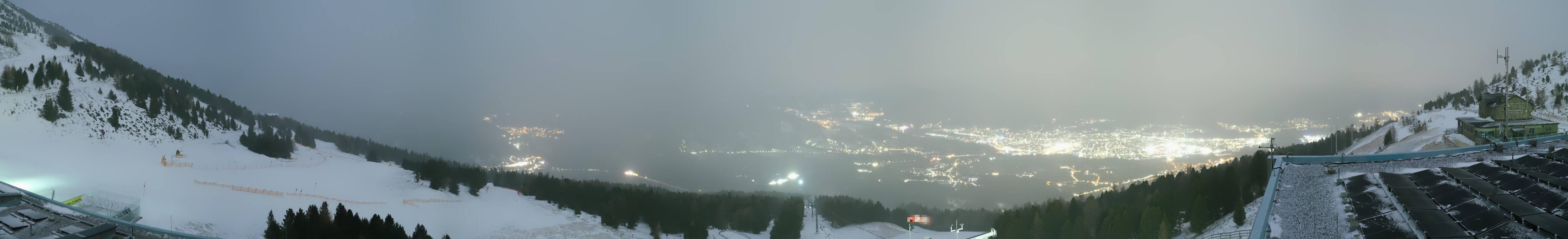 Archiv Foto Webcam Patscherkofel - Blick auf Innsbruck