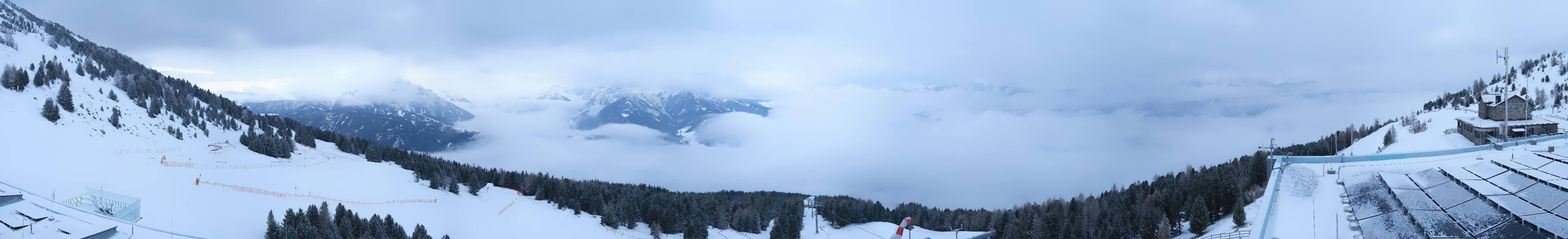 Archiv Foto Webcam Patscherkofel - Blick auf Innsbruck