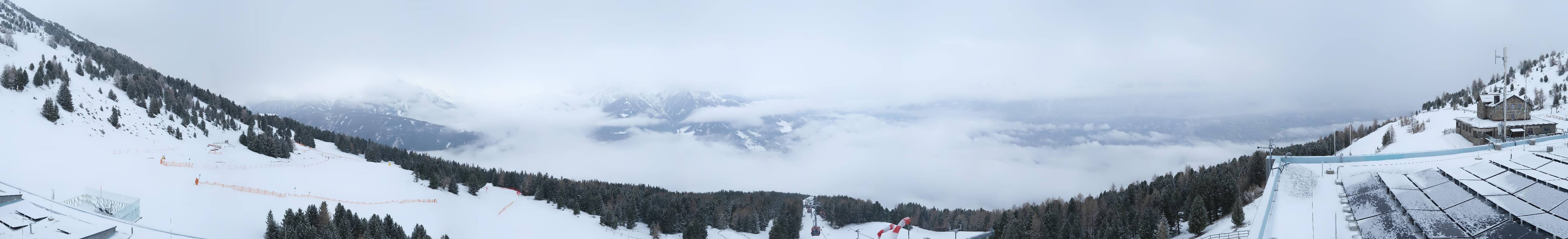 Archiv Foto Webcam Patscherkofel - Blick auf Innsbruck