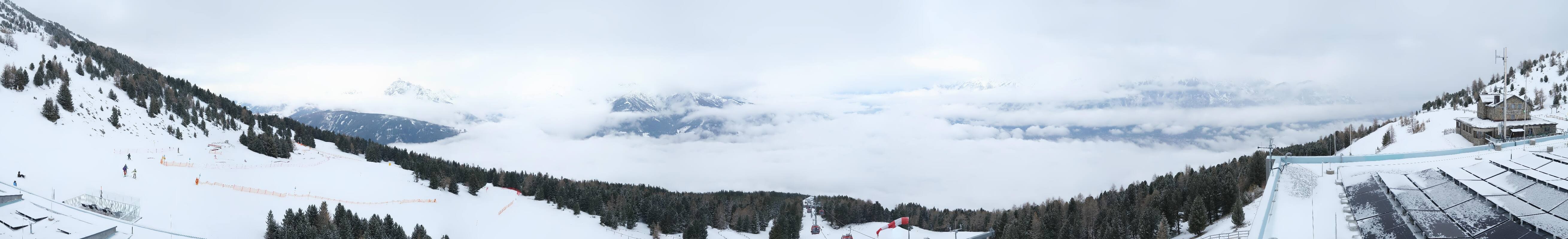 Archiv Foto Webcam Patscherkofel - Blick auf Innsbruck