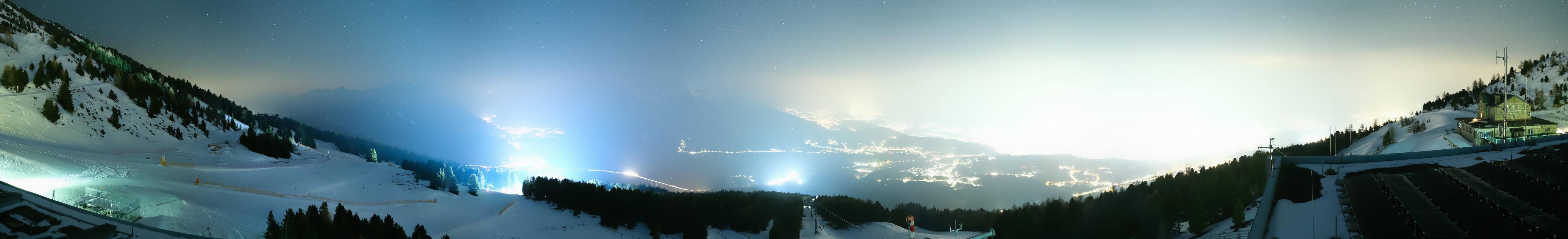 Archiv Foto Webcam Patscherkofel - Blick auf Innsbruck