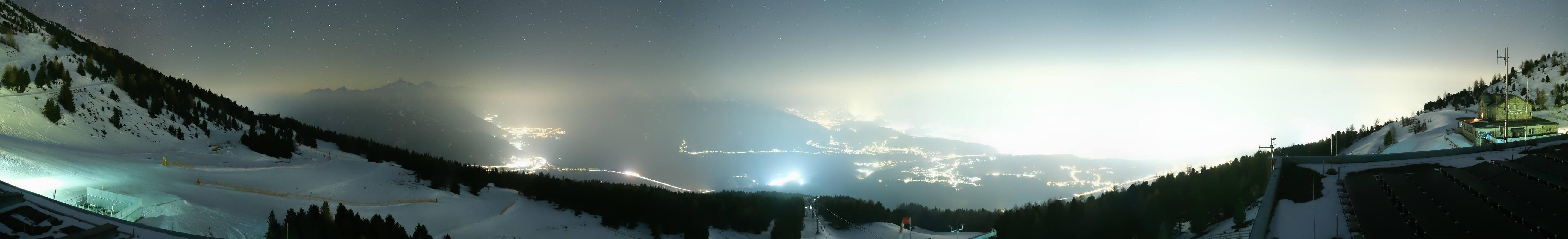 Archiv Foto Webcam Patscherkofel - Blick auf Innsbruck