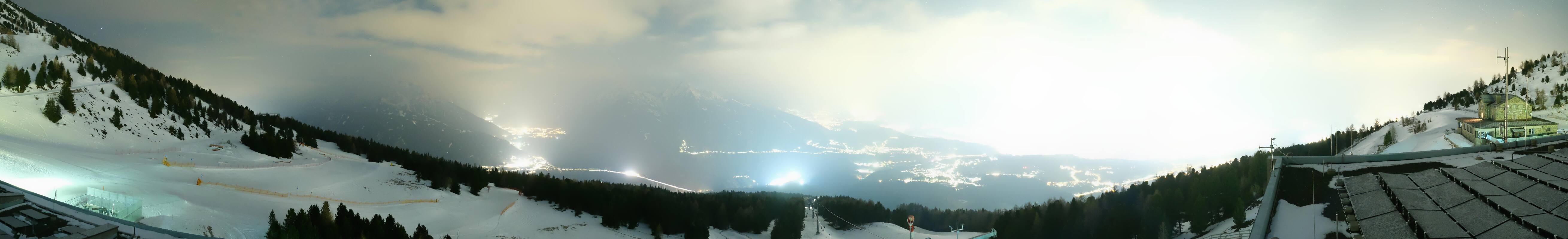 Archiv Foto Webcam Patscherkofel - Blick auf Innsbruck