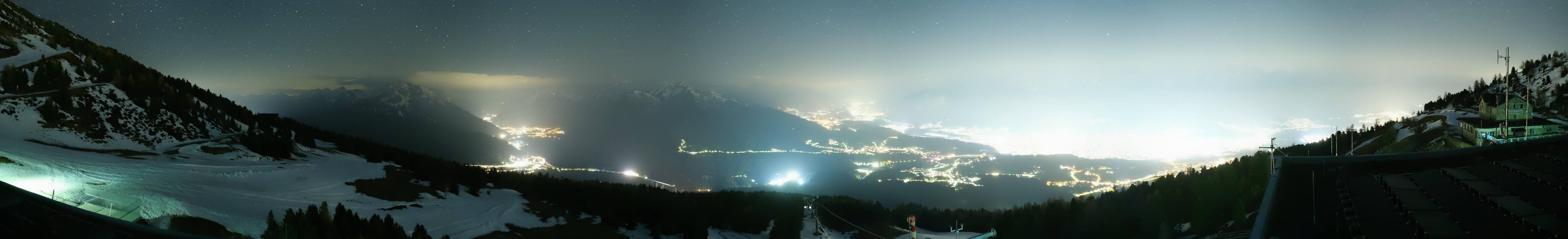 Archiv Foto Webcam Patscherkofel - Blick auf Innsbruck