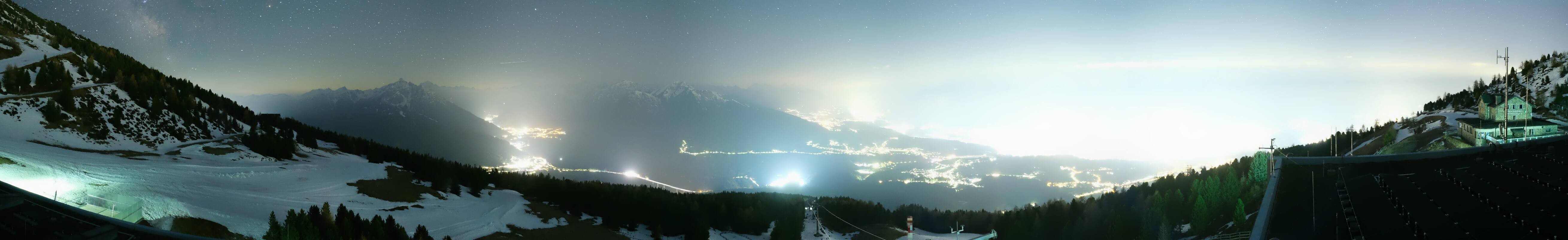 Archiv Foto Webcam Patscherkofel - Blick auf Innsbruck