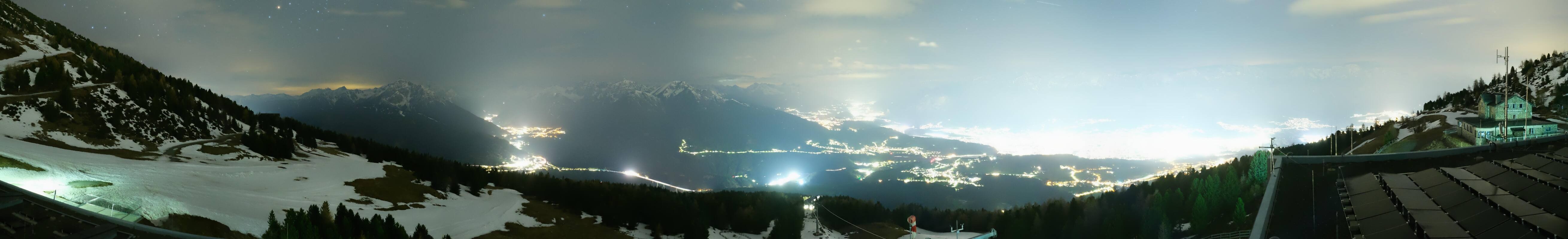 Archiv Foto Webcam Patscherkofel - Blick auf Innsbruck