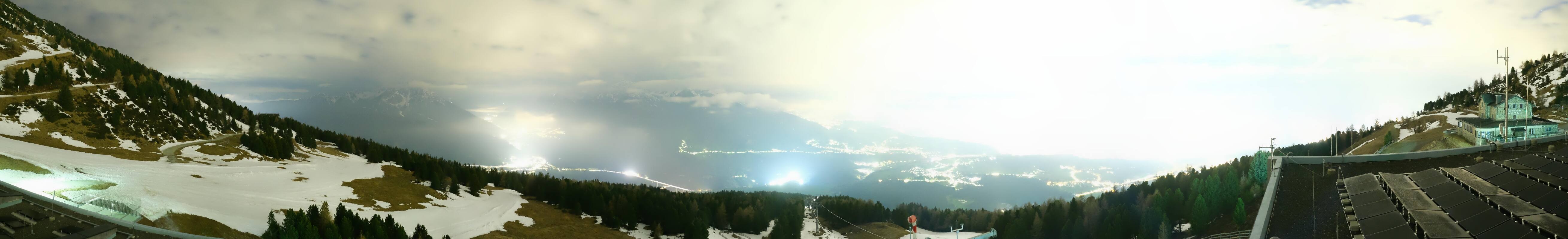 Archiv Foto Webcam Patscherkofel - Blick auf Innsbruck